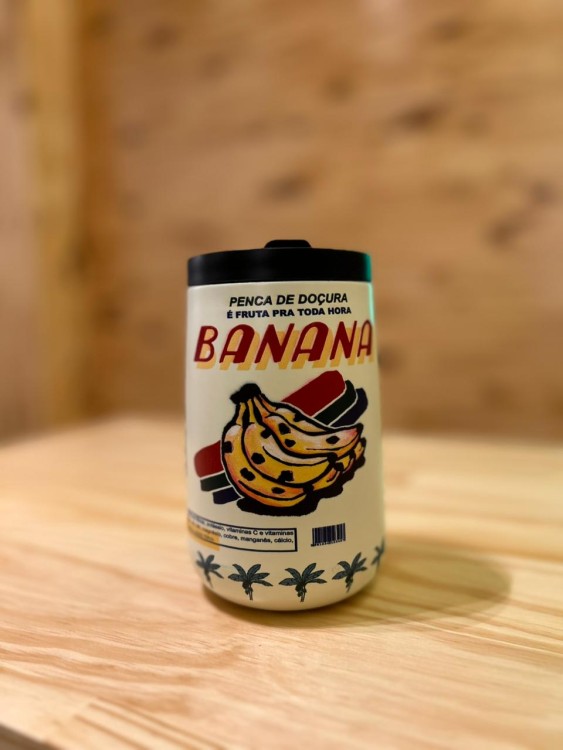 Copo Farm Que Sede 450ml Banana da Feira
