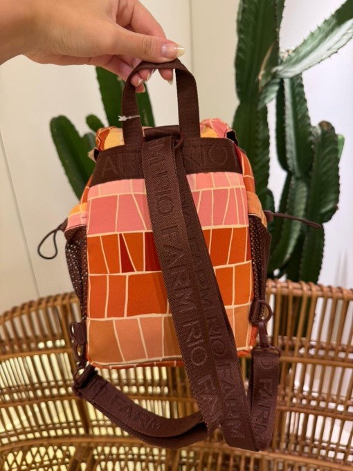 Bolsa Farm Pipoquinha Listra Mosaico