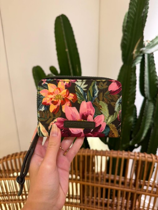 Carteira Farm Ziriguidum Painted Flowers