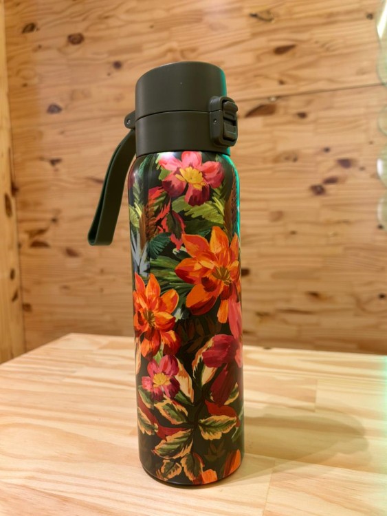 Garrafa Farm Etc 850ml Painted Flowers