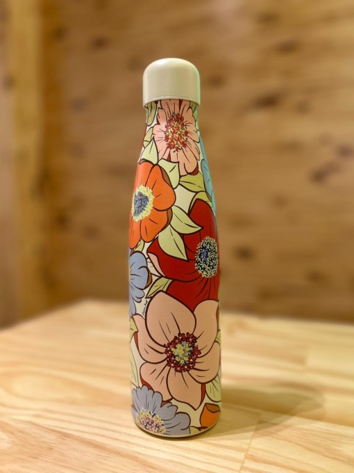 Garrafa Farm Glub Glub 500ml Floral Carolina