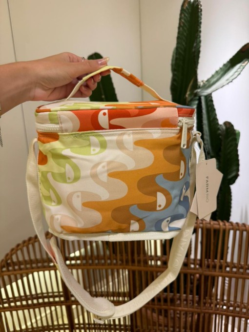 Mini Cooler Farm Farofa Copatucano Multicolorido