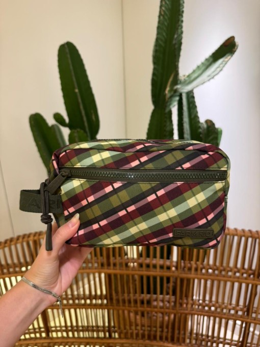 Necessaire Farm Amô Xadrez