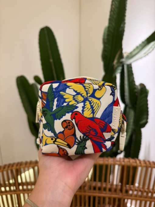 Necessaire Farm Caçula Passarejo Multicolorido