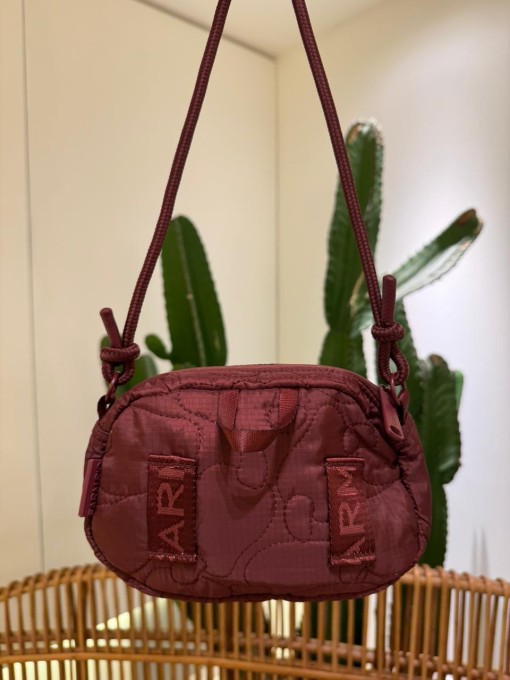 Bolsa Farm Chuchu Puffer Bordô