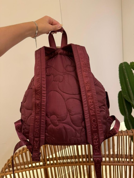 Bolsa Farm Pipoca Puffer Bordô