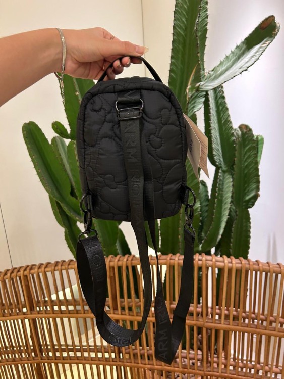 Mini Mochila Farm Borogodó Puffer Preto