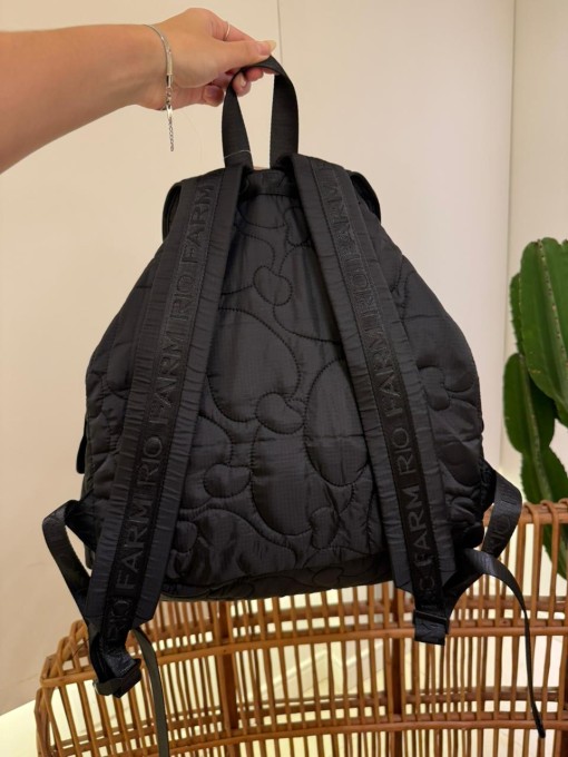Bolsa Farm Pipoca Puffer Preto