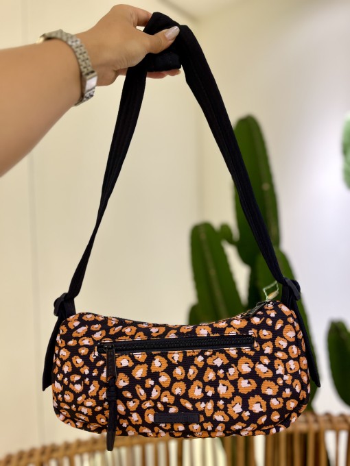 Bolsa Baguete Leopardo Pop