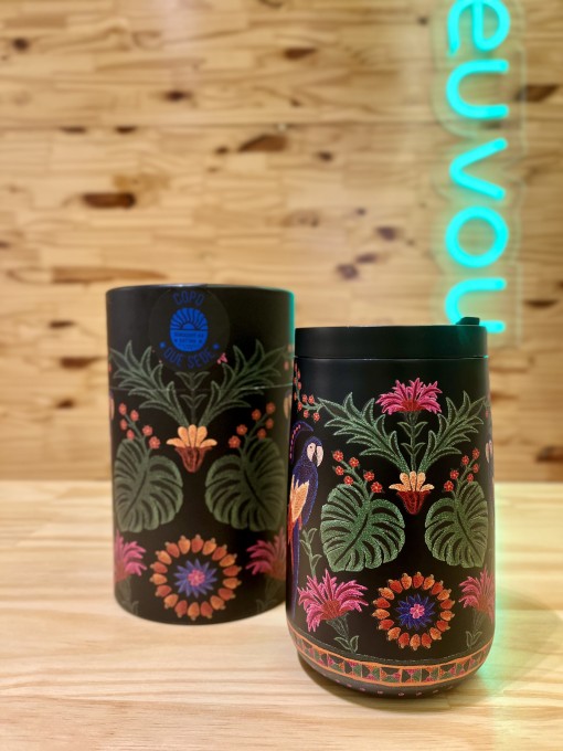 Copo Farm Que Sede 450ml Tapeçaria Tropical