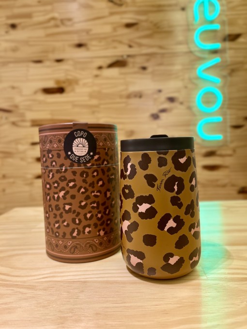 Copo Farm Que Sede 450ml Onça bandana