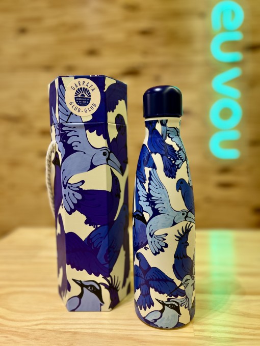 Garrafa Farm Glub Glub 500ml Passarejo Azul