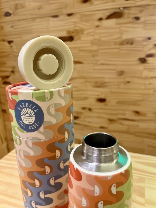 Garrafa Farm Que Sede 500ml Copatucano Multicolorido