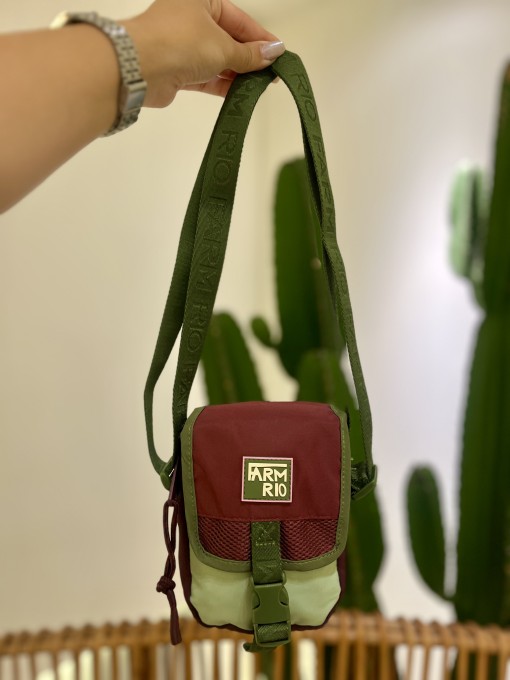 Bolsa Farm Fervo Colorbloking Verde