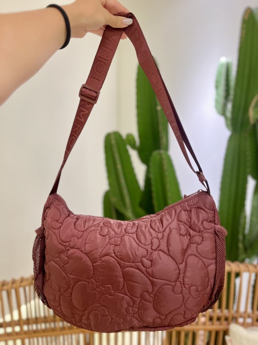 Bolsa Farm Banana G Puffer Bordô