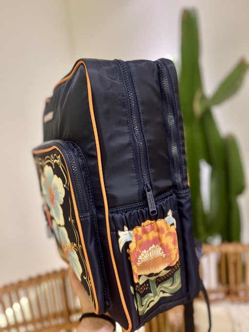 Mochila Farm Ginga Terra Surrealis Lenço Azul