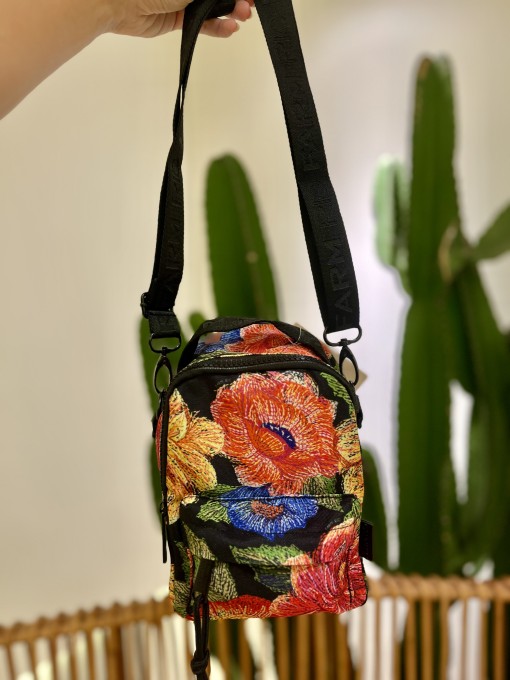 Mini Mochila Borogodó Floral Paraiso