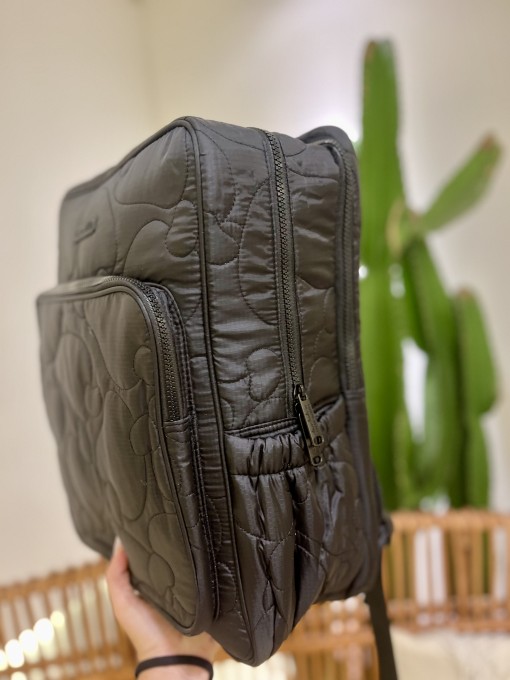 Mochila Farm Ginga Puffer Preta