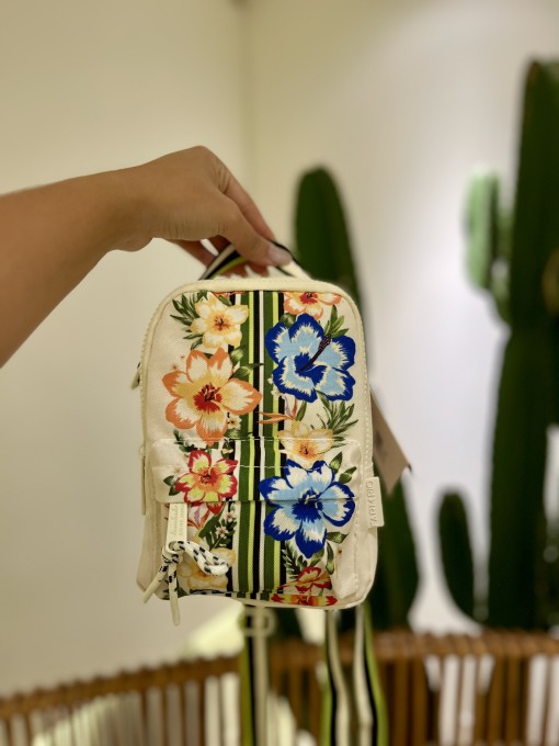 Mini Mochila Farm Borogodó Floral Tropical
