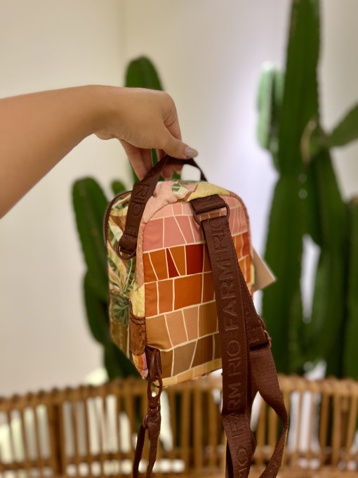 Mini Mochila Farm Borogodó Rio de Mosaico