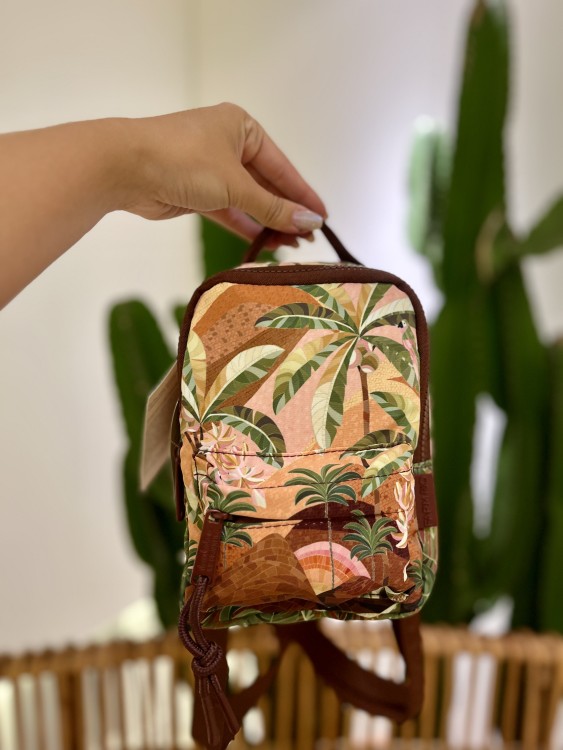 Mini Mochila Farm Borogodó Rio de Mosaico