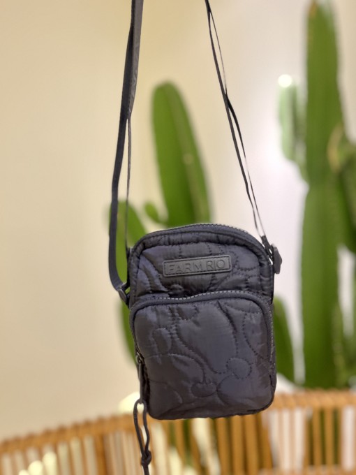 Bolsa Farm Da Gema Puffer Azul