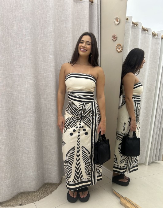 Vestido Cropped Listra Tropical