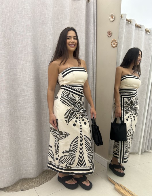 Vestido Cropped Listra Tropical