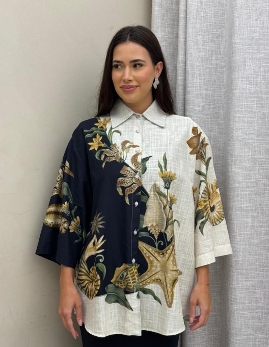 Camisa Concha Surreal