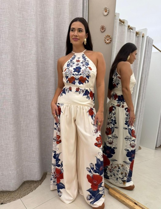 Macacão Floral Lina