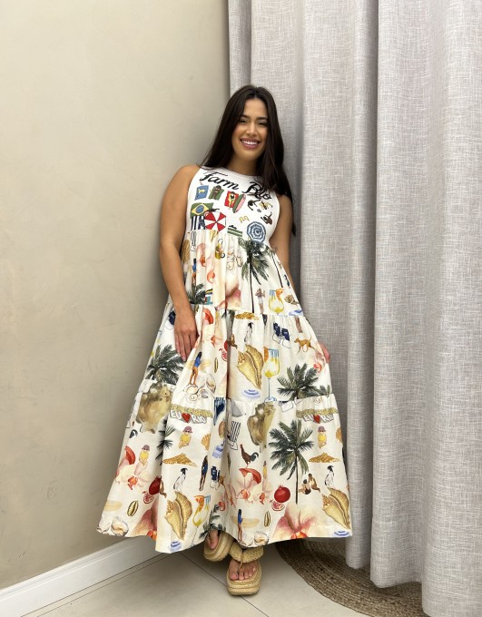 Vestido Midi Praia Carioca