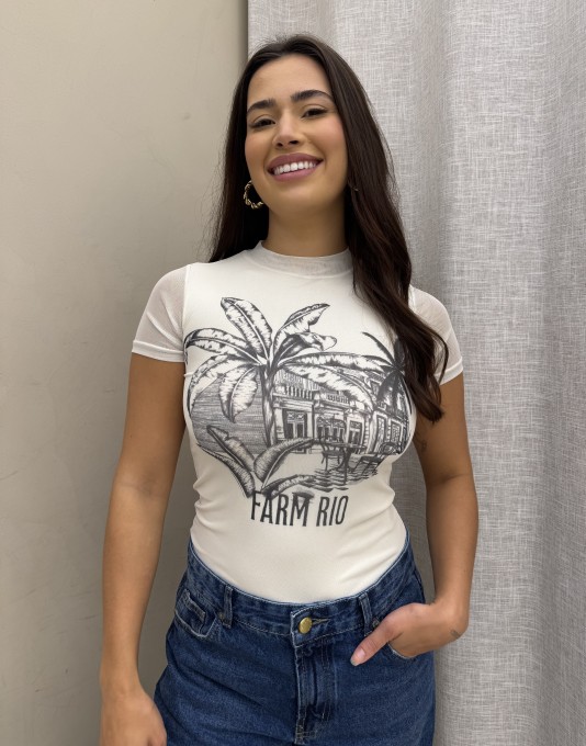 Blusa Tule Vila Teresa