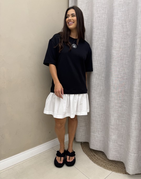 Vestido Curto Moletom