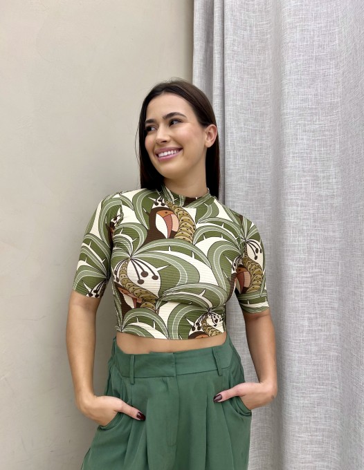Blusa Cropped Bananada de Tucano
