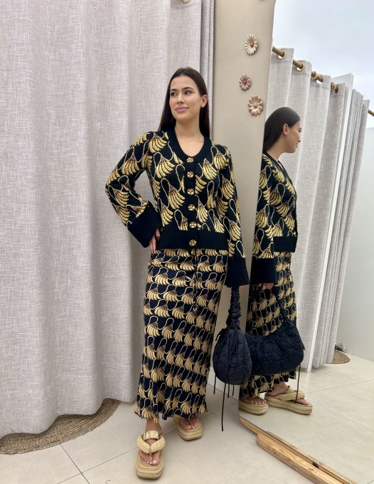 Saia Longa Banana Tassel