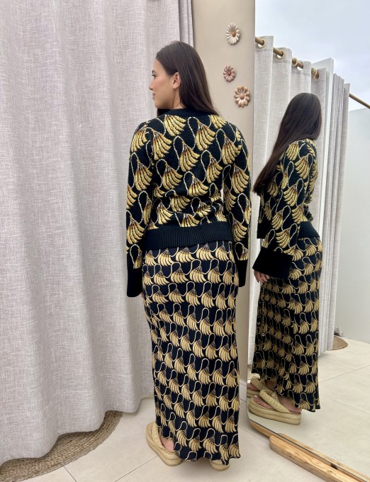 Saia Longa Banana Tassel