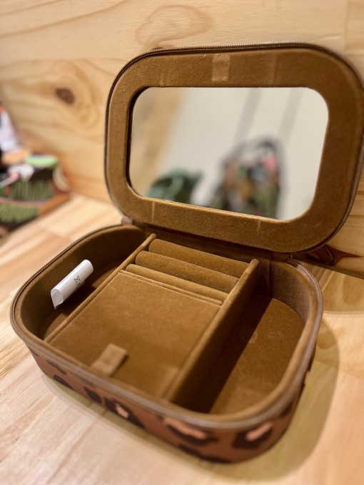 Porta Joias Onça Bandana Caramelo