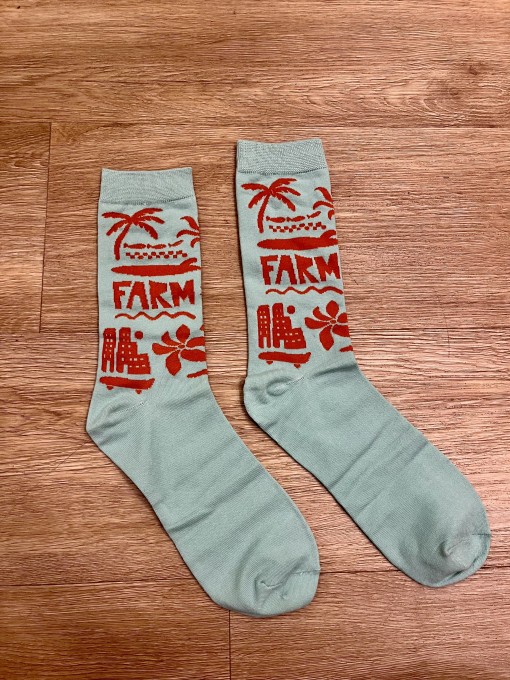 Meia Farm Etc Vibes Azul