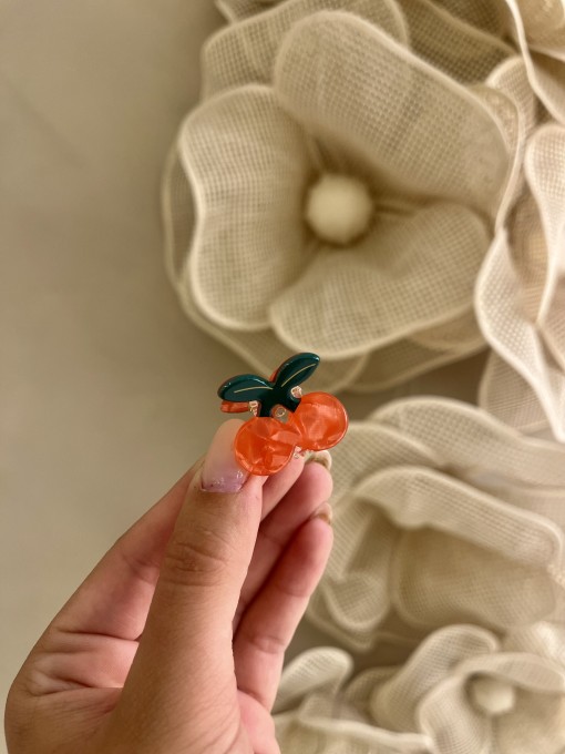 Presilha de Cabelo Cereja Mini