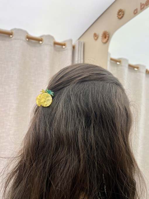 Presilha de Cabelo Abacaxi Mini