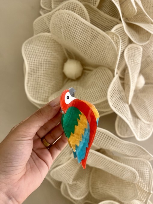 Presilha De Cabelo Arara