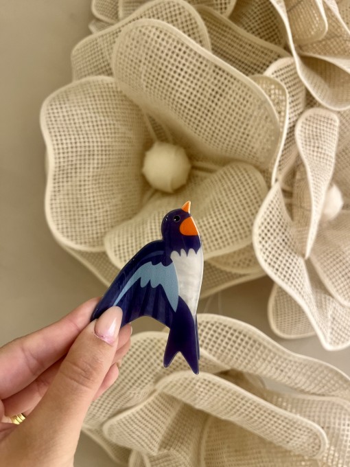 Presilha De Cabelo Pássaro