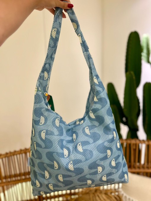 Bolsa Mesh Copatucano Azul