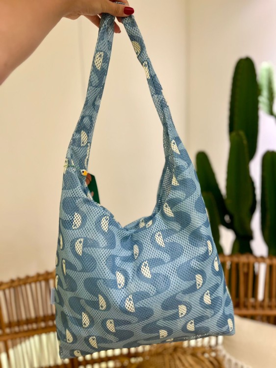 Bolsa Mesh Copatucano Azul