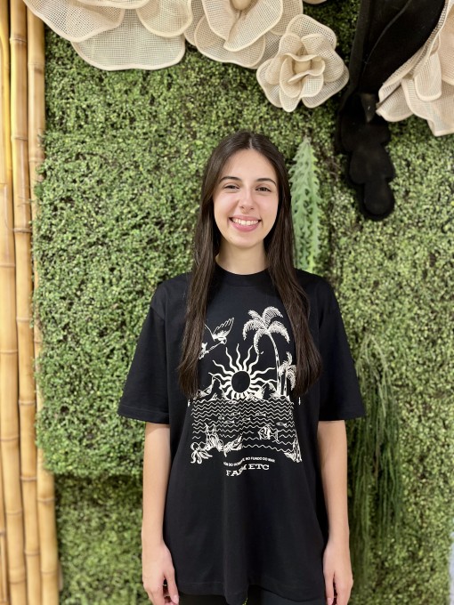 T-shirt Ipanema Silk Preto