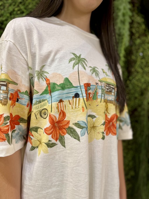Tshirt Média Dia de Praia
