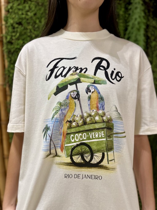 Tshirt Média Carrinho de Coco