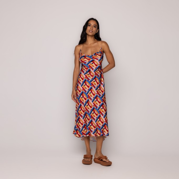 Vestido Cropped Rio Gráfico