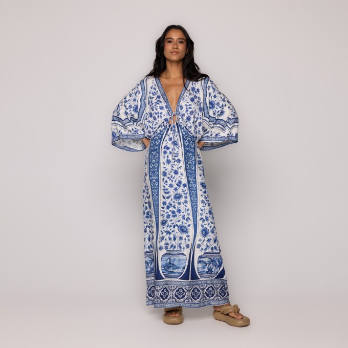 Vestido Cropped Porcelana