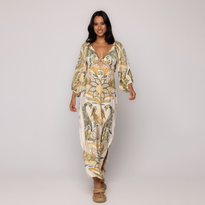 Vestido Cropped Jardim de Mar